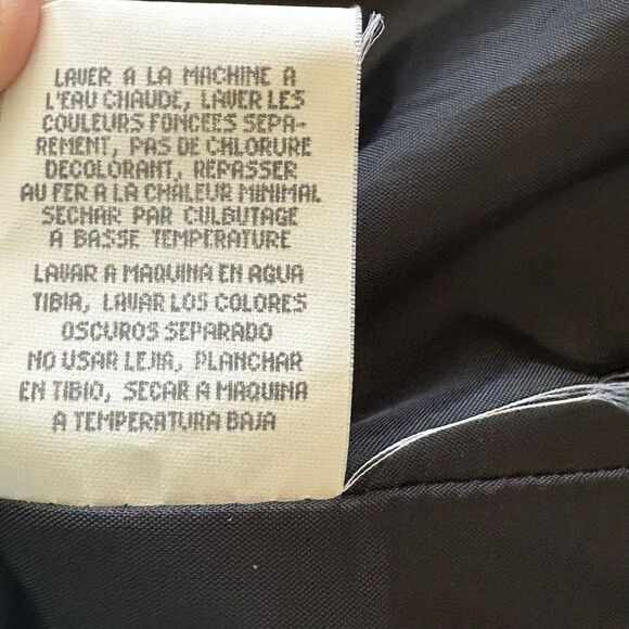 VTG Leslie Fay Haberdashery Suit Jacket Womens 14‎ Black Twill OfficeCorp Chic - Picture 5 of 8